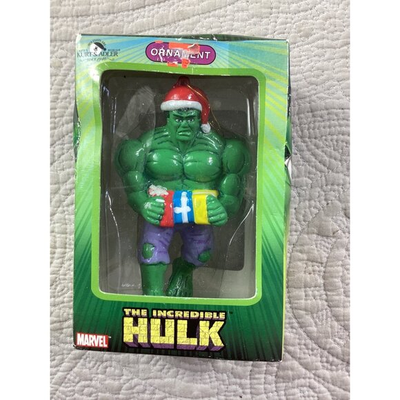 Marvel The Incredible Hulk Christmas Tree Ornament By Kurt Adler - Picture 1 of 5